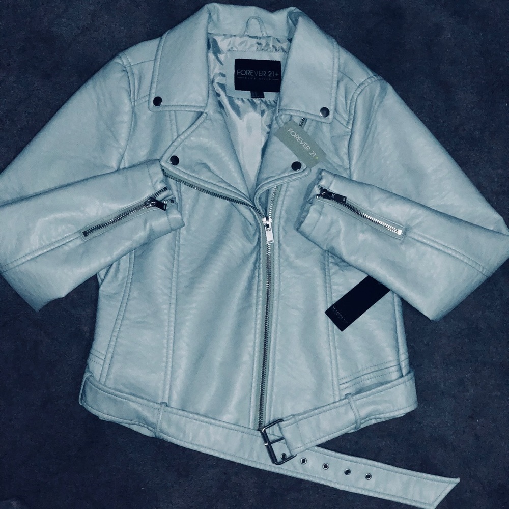 Faux leather Moto jacket